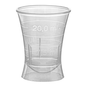 Kieliszek do dozowania leków o pojemności 20ml, ze skalą 2,5-5,0-7,5-10,0-15,0-20,0ml
